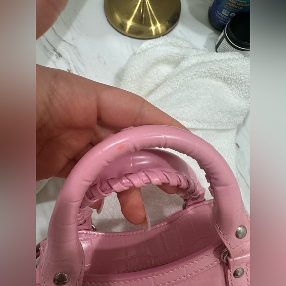 Balenciaga- Neo classic city bag crocodile embossed leather mini - Picture 12 of 14